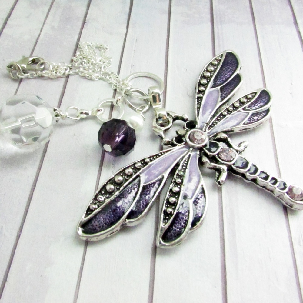 Dragonfly Rear View Mirror Charm - Picture 6 of 8
